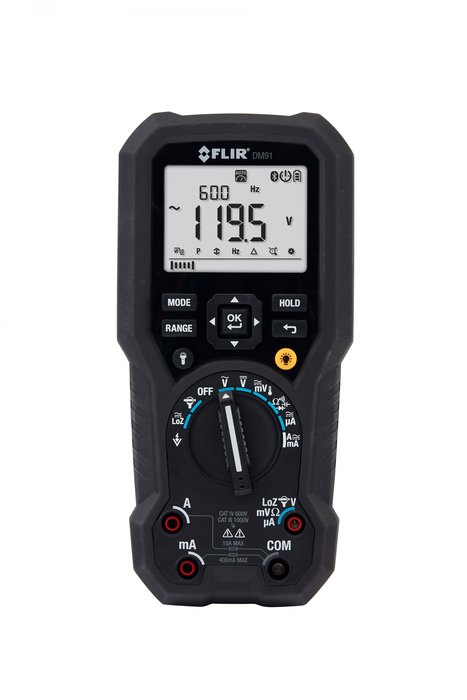 FLIR Announces FLIR DM91 Industrial True-RMS Multimeter